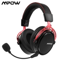 mpow air 2 4g wireless gaming headset 7 1 surround sound gaming headphone for pc ps4 with dual drive noise cancelling mic