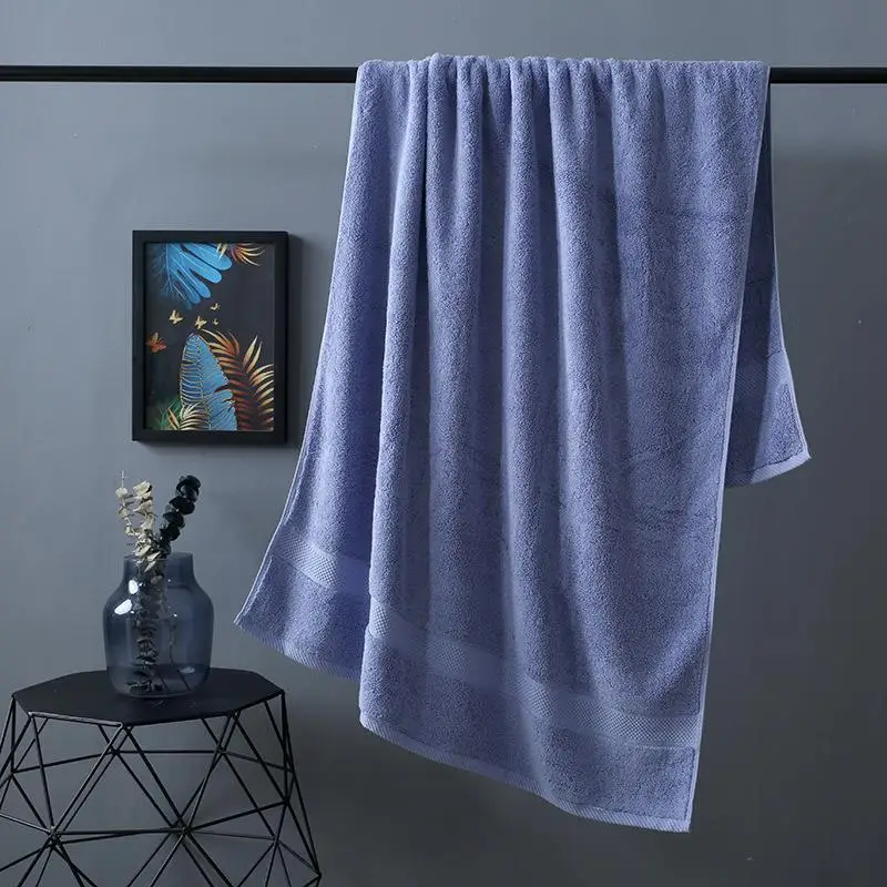 Large Bath Towel Pure Cotton Thick Water-absorbing And Quick-drying Not Easy To Lose Fluff Household 80x160cm |
