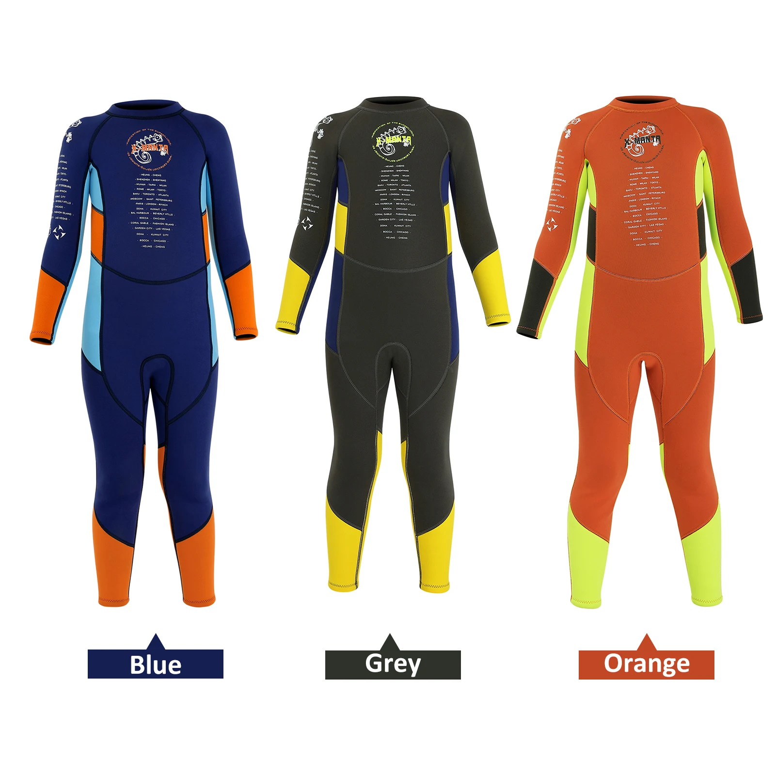 

Купальник с длинным рукавом и молнией для подводного плавания