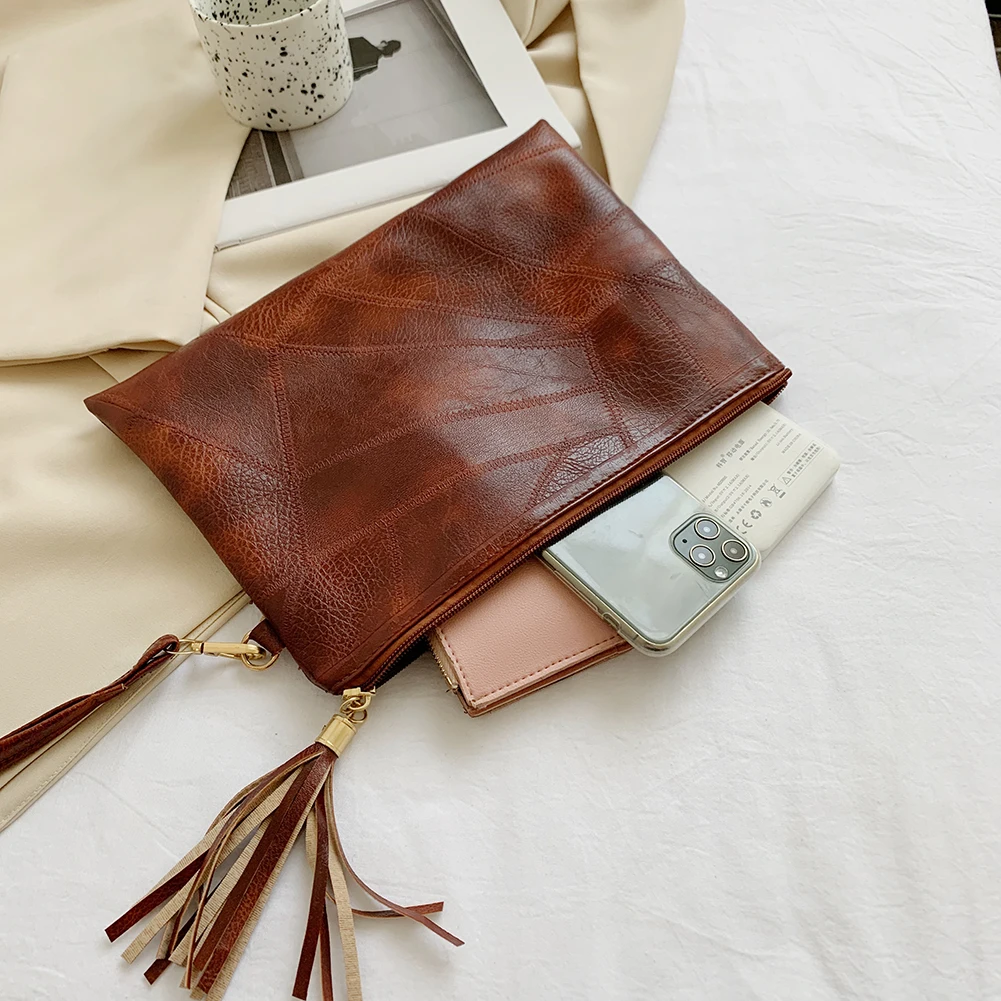 Новинка 2021 женская сумка-конверт в стиле ретро женские Сумки из искусственной