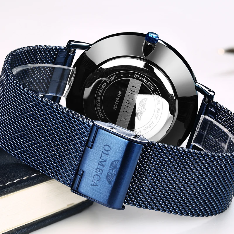 Часы наручные OLMECA Мужские кварцевые модные водонепроницаемые армейские в стиле