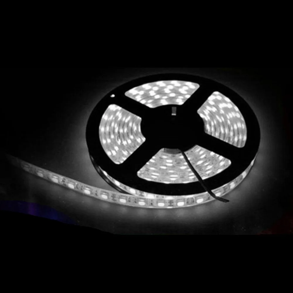 5 метров 300 LED водонепроницаемый 3528 белый/теплый белый свет полоса DC12V Гибкая лампа