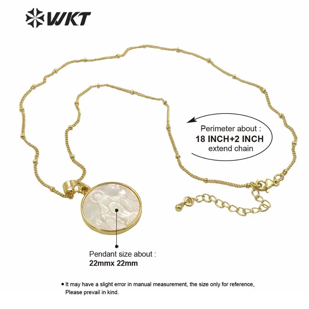 Оптовая продажа 10 шт./Лот ожерелья в Религиозном стиле круглые подвески из