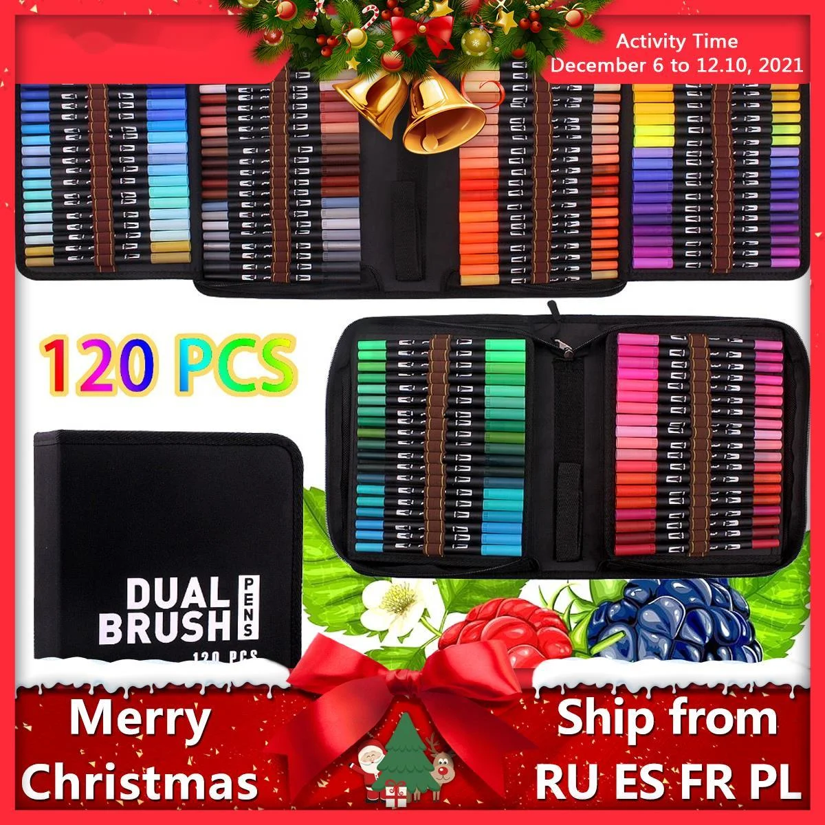 

Фломастеры 120 цветов, фломастеры-кисти, фломастеры с наконечником Fineliner, отлично подходит для взрослых, цветные книги, каллиграфия, ручки для...