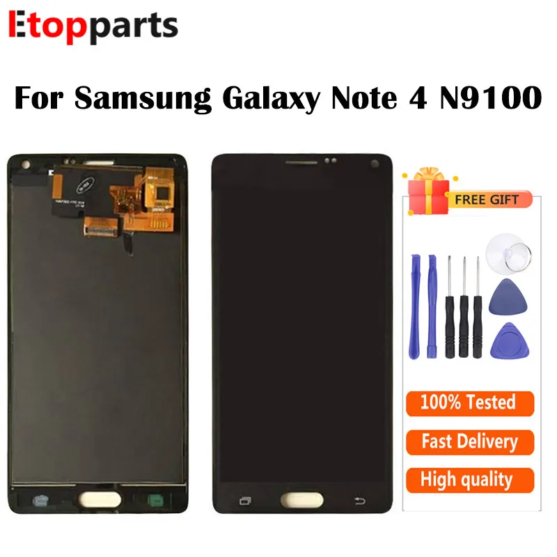 ЖК дисплей с сенсорным экраном и дигитайзером в сборе для Samsung Galaxy Note 4 N910