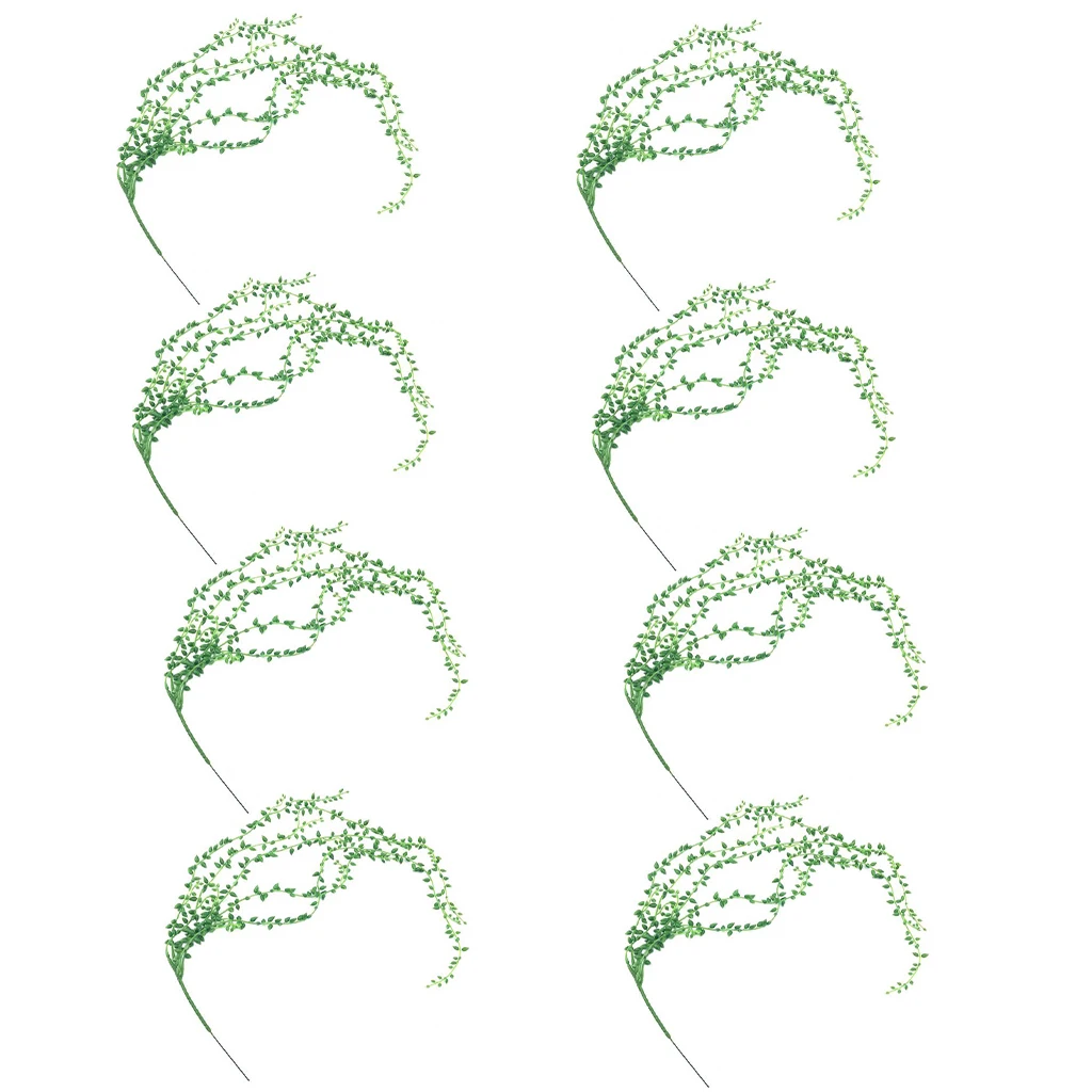 

8x String Hanging Artificial Succulents Flower for Christmas Wedding Decoration