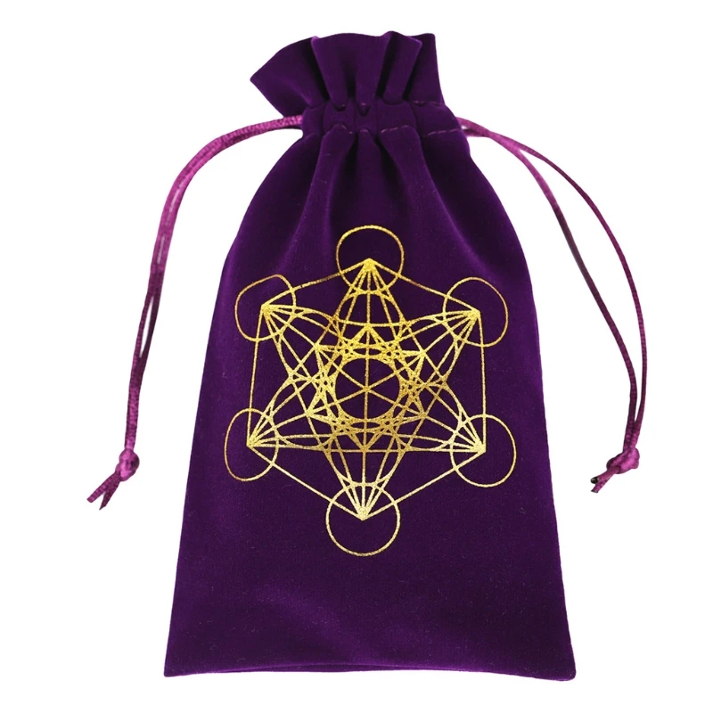 Портативная бархатная сумка для хранения плотная Подарочная с вышивкой детей и