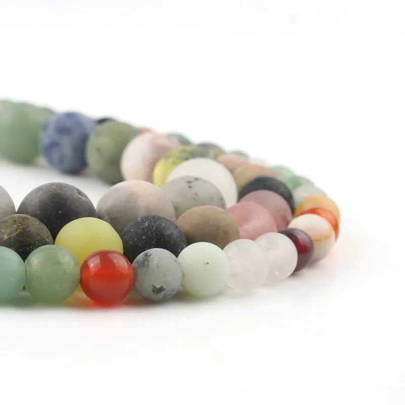 6/8/10 мм матовый естественный смешанный аметистами тигровый глаз Quartzs круглые