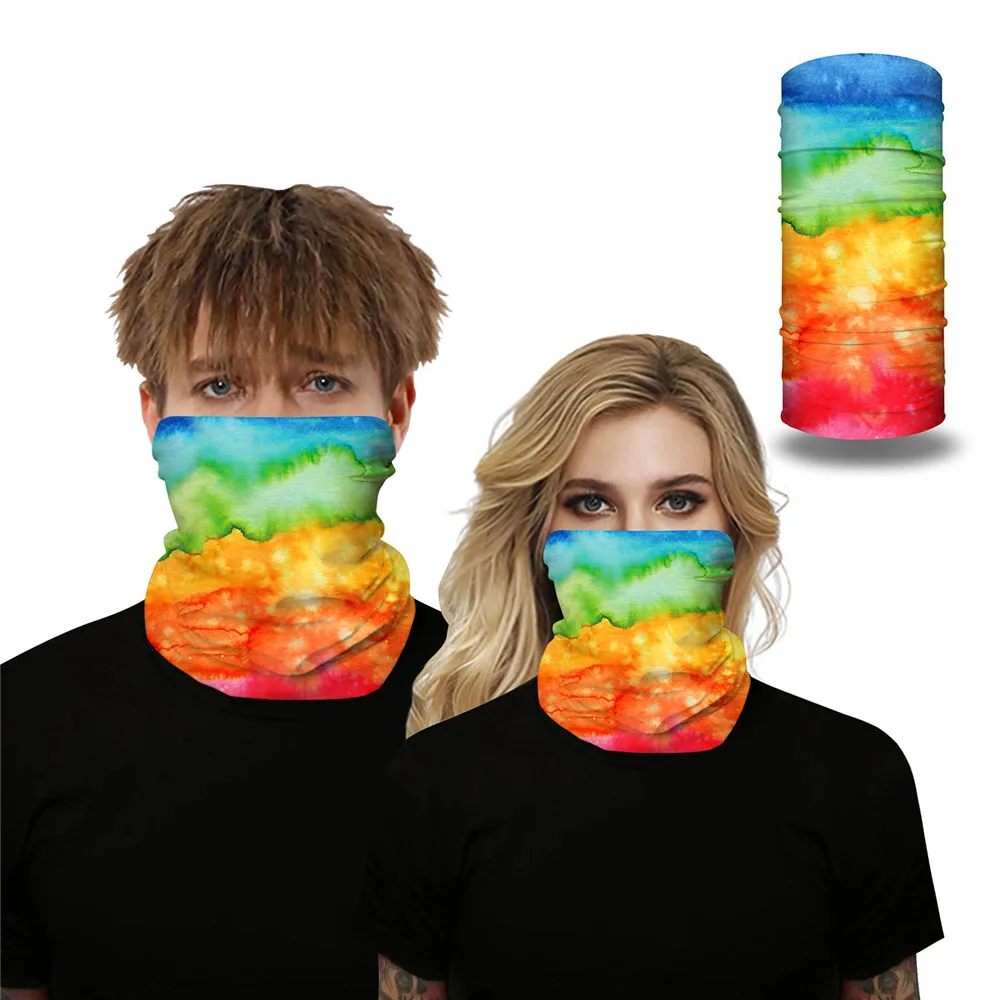 3d-бандана для шеи пыленепроницаемые трубчатые шарфы с чернильным принтом