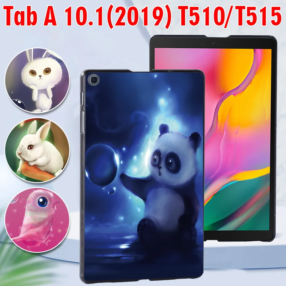 

Tablets Case for Samsung Galaxy Tab A 10.1 2019 T510/T515 Back Cover + Free Stylus