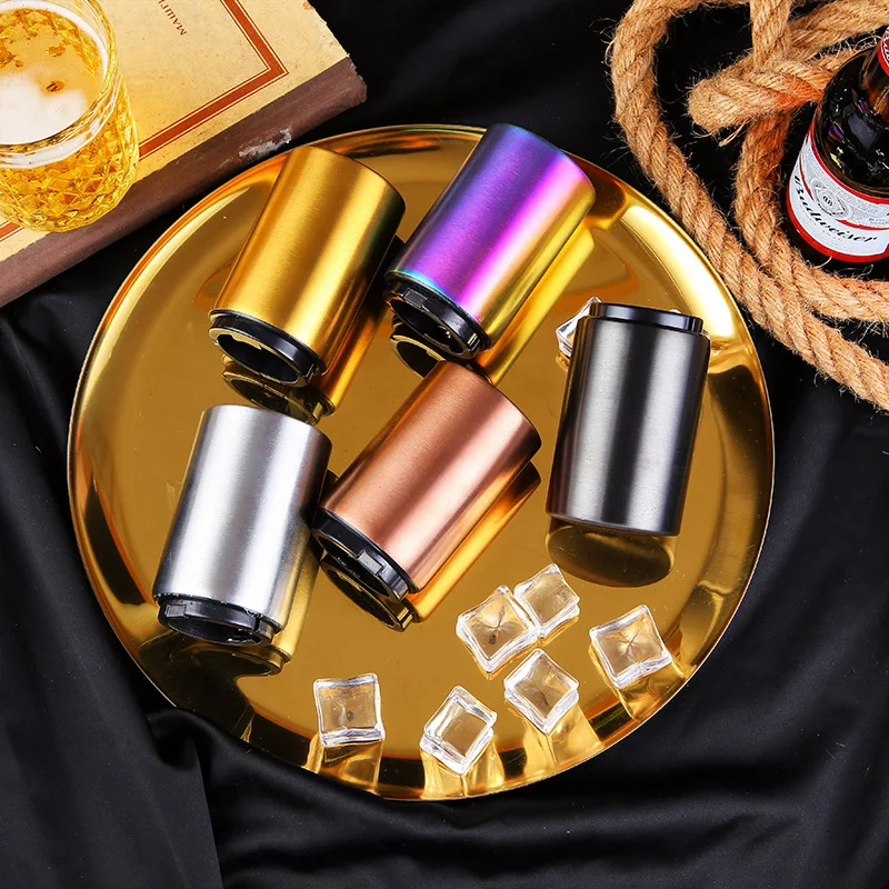 

Magnetic Automatic 304 Stainless Steel Beer Opener Bottle Opener Portable Magnet Wine Openers Bar tools Handy Bottle Opener