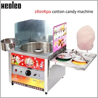 xeoleo gas cotton candy machine fruity fancy cotton candy machine sugar floss flower type cotton candy machine 4storage bucket