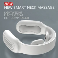 tens electric pulse neck massager hot compress massage pain relief shoulder neck massager heating pain relief relaxation machine