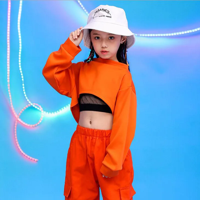 Детская одежда в стиле хип-хоп свитшот топ укороченные штаны для бега