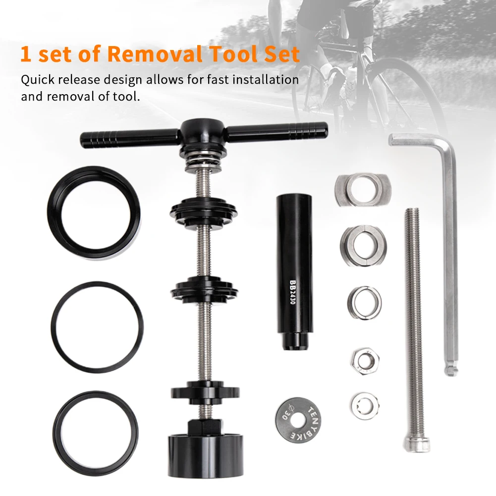 

Center Shaft Bottom Bracket Press In Bearing Wrench Fast Install Bicycle Repair Disassembly Manual Assorted Removal Tool Set