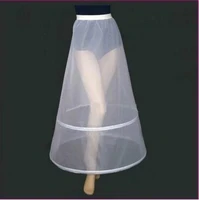 a line 2 hoop wedding petticoat women long white underskirt bustle petticots wedding accessories prom underskirt