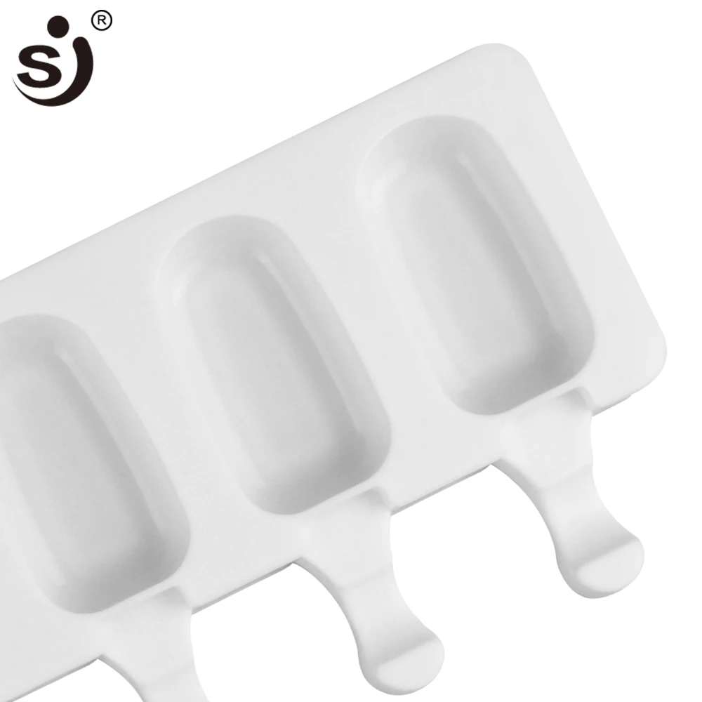 Силиконовая форма для мороженого с палочками 4/8 отверстий|Мороженица