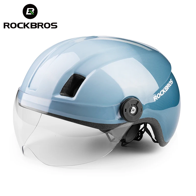 

Велосипедный шлем ROCKBROS, защитный шлем для мужчин и женщин, с очками, для горных и шоссейных велосипедов