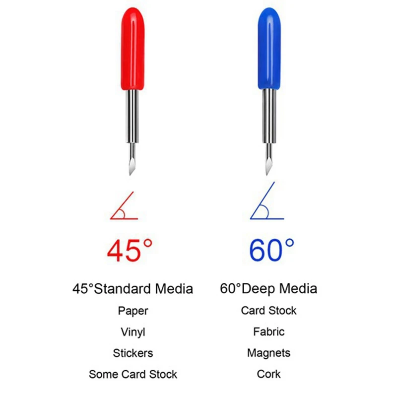 

100pcs/lot 45 Degree for Roland Cutting Plotter Blade High hardness Tungsten Carbide Vinyl Cutter Knife blade machine tool