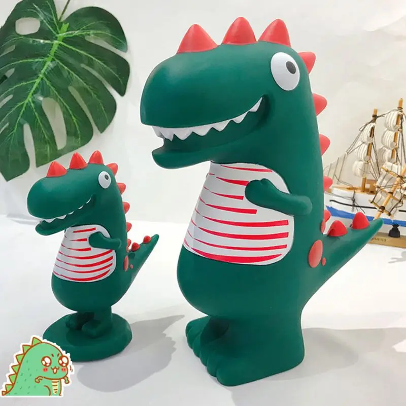 

Dinosaur Piggy Bank Lovely Green Dino Coin Bank Christmas Birthday Gifts for Kid L9CD