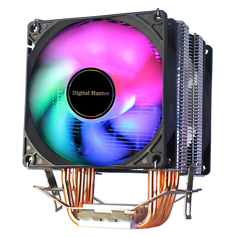 4 Чистый Медь эффективное охлаждение Процессор охлаждающий вентилятор 3/4pin для