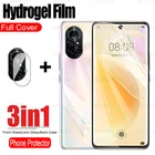 Гидрогелевая пленка 3 в 1 для Huawei nova 8, телефон, передняя и задняя защитная пленка для Huawei Huawai nova 7, 6 SE, wuawei 7i, 5t, пленка для камеры