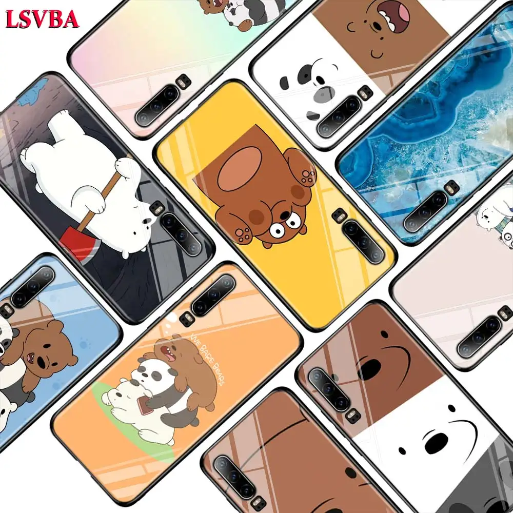 Милый вся правда о медведях для huawei P Smart Z плюс P30 P20 Pro P10 P9 P8 Lite Plus Супер Яркий глянцевый чехол для телефона чехол