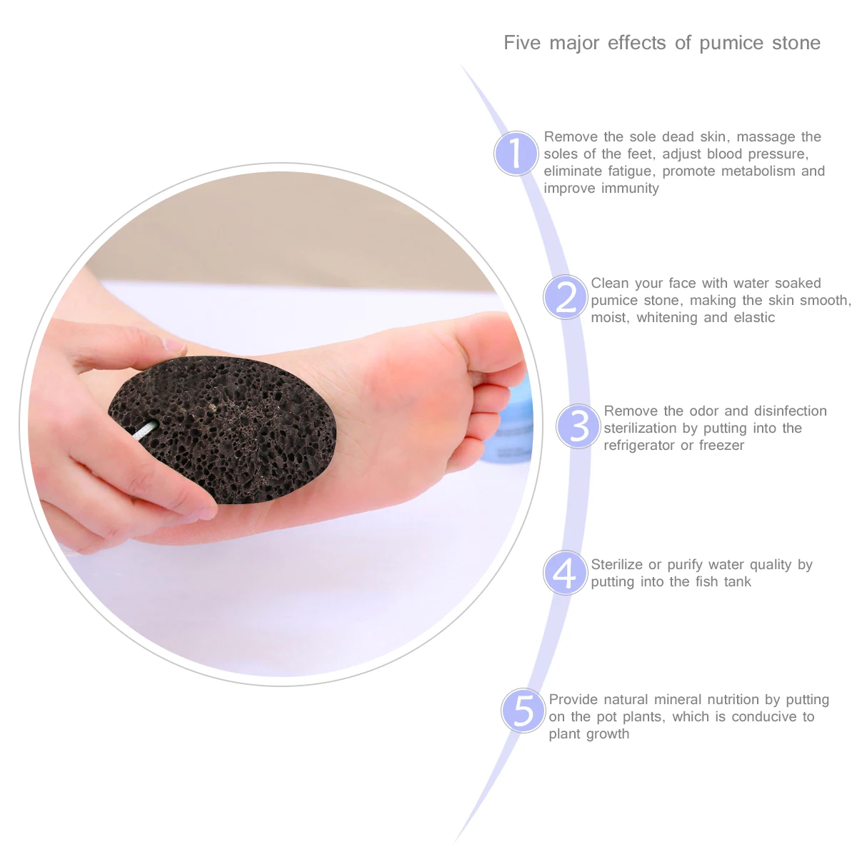 PIXNOR 2 шт. Земляная Лава пемза для удаления омертвевшей кожи|Шлифовальный камень| |