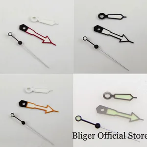 Иглы для наручных часов NH35A, NH36A, 7S26, черныеоранжевыекрасные, Супер Зеленые, светящиеся