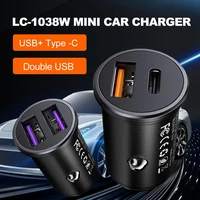 qc3 0 usb car charger dual port fast charge lighter fast charge car charger adapter for all 1224v vehicles mobile phones