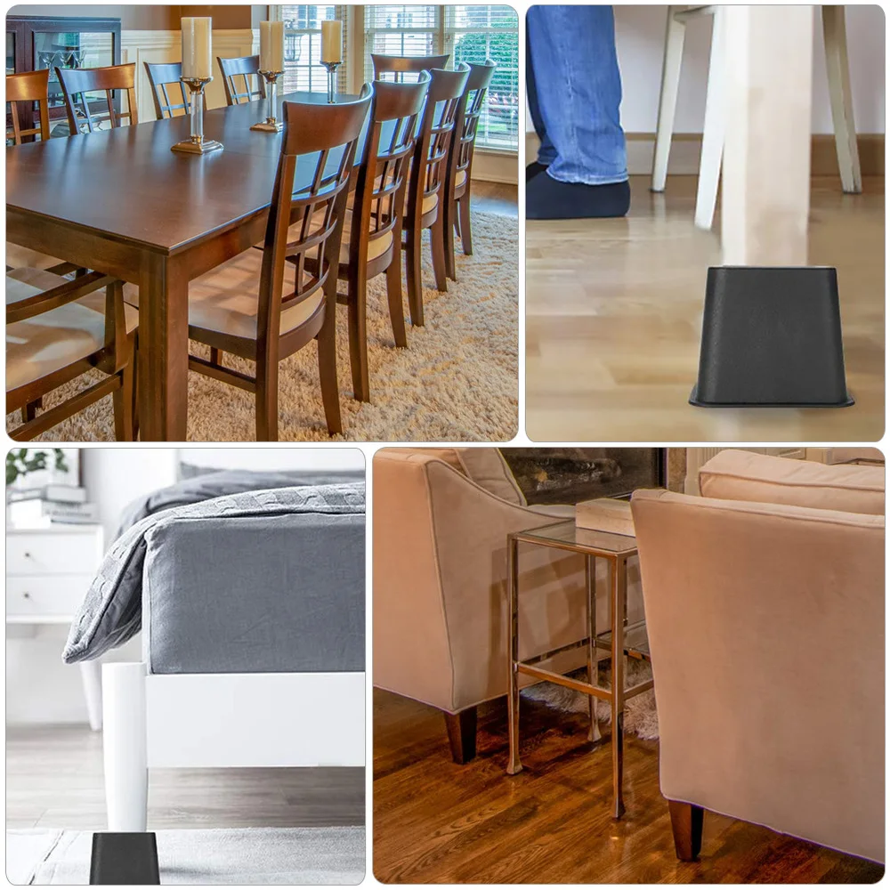 

8PCS Bed Furniture Riser Professional Furniture Riser Premium Furniture Riser