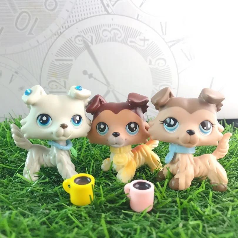 Набор героев мультфильма колли для мальчиков и девочек экшн-фигурки из 3 костей №