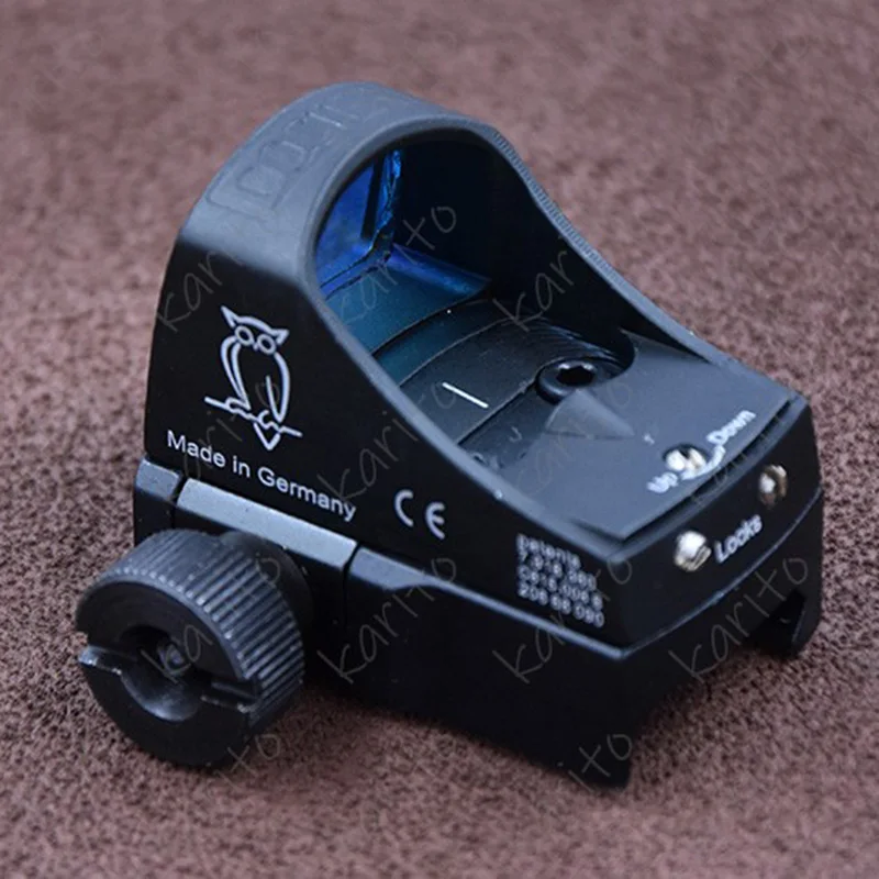 Hunting Shooting Mini Reflex 1x Red Dot Sight Scope 20mm Weaver Mount Base DOC III | Спорт и развлечения