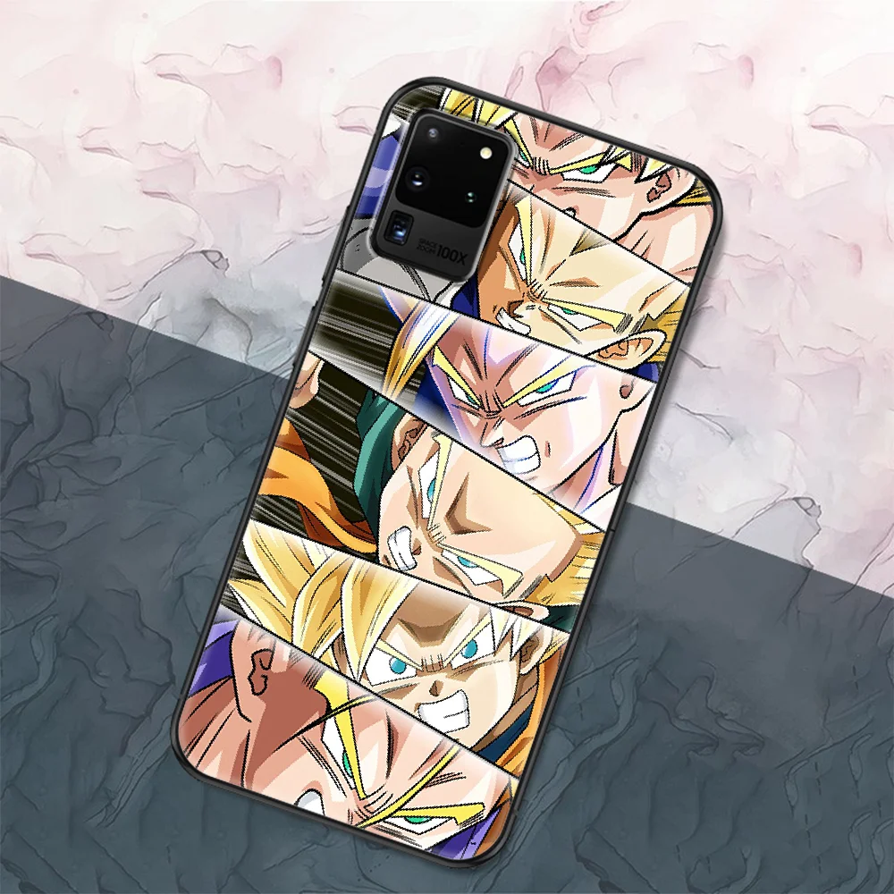 

Dragon-Ball Anime Kakarotto Phone case For Samsung Galaxy Note 4 8 9 10 20 S8 S9 S10 S10E S20 Plus UITRA Ultra black fashion