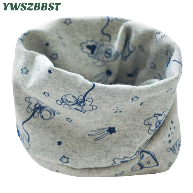 

New Autumn Winter Children's Cotton Scarf Kids Neck Mufflers Outdoor Windproof Baby Scarf Ring Boys Gilrs Magic Neckerchief