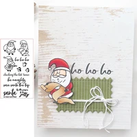 christmas cute santa clear stamps for scrapbooking card making silicone craft stamps transparent new 2019