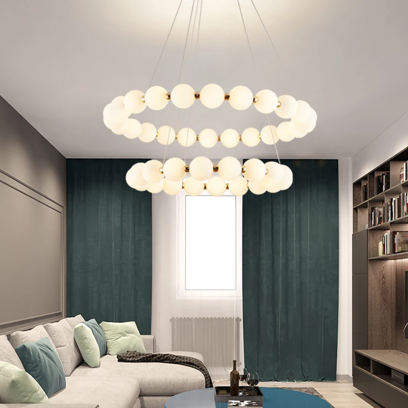 Роскошная светодиодный ная светодиодная люстра круглый светильник в виде