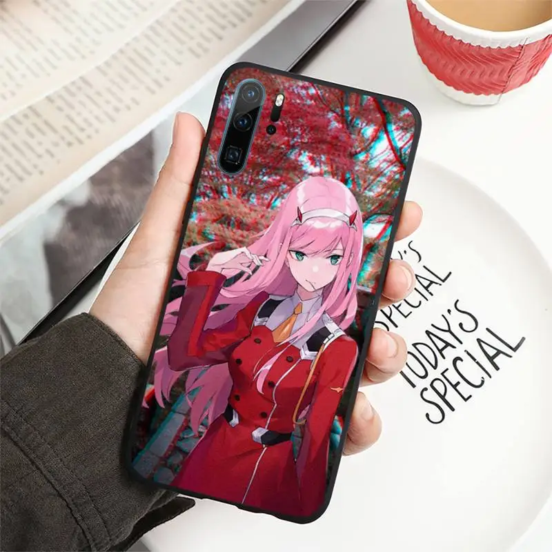 

Zero Two 02 DARLING Japan anime Phone Case For Huawei honor Mate P 10 20 30 40 i 9 8 pro x Lite smart 2019 nova 5t