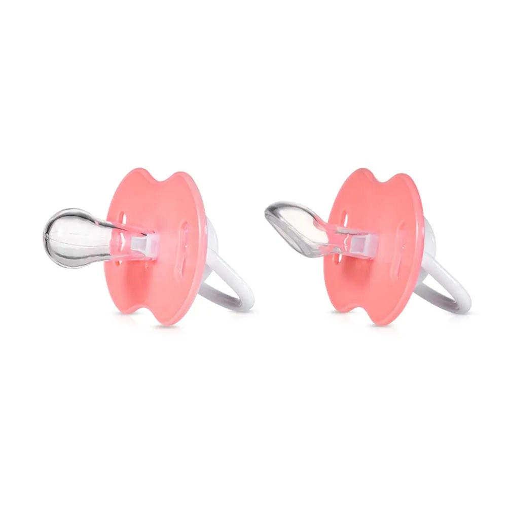 Набор для детской соски пустышки 2 шт. силиконовая соска 1 цепочка зажим