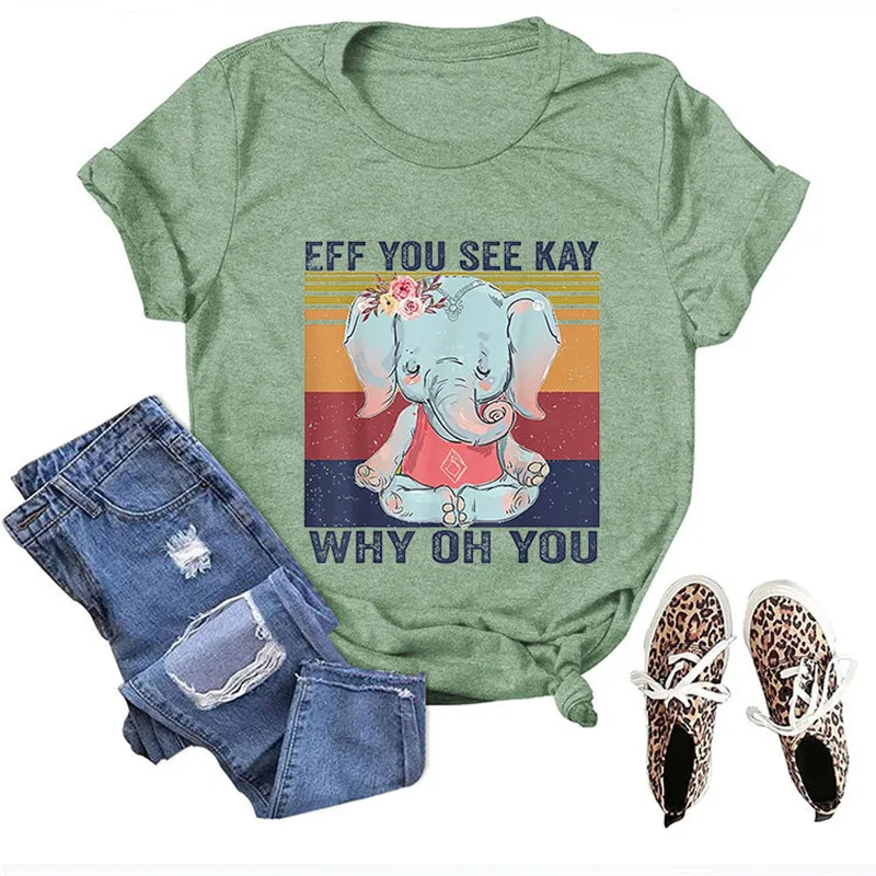 Женская футболка с коротким рукавом и круглым вырезом свободного кроя