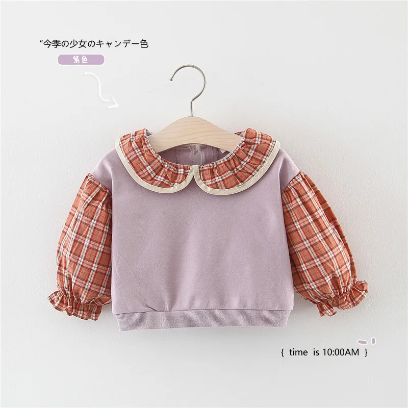 Girls autumn sweater new long-sleeved shirt little girl children's clothing girls coat |