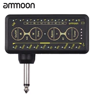 ammoon multi effects guitar headphone amplifier pocket headphone guitar amp amplifier 10preamp chorus phaser reverb delay tuner