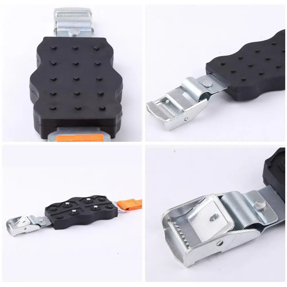 2 шт. стальные Автомобильные колеса для грузовиков шины цепи снега и льда пояс