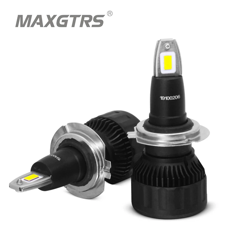 2x H1 H4 H7 H8 H11 9005 9006 HB4 HB3 9012 светодиодными кристаллами CSP 72W фары для 7000LM автомобильных фар преобразования для вождения авто лампы фары