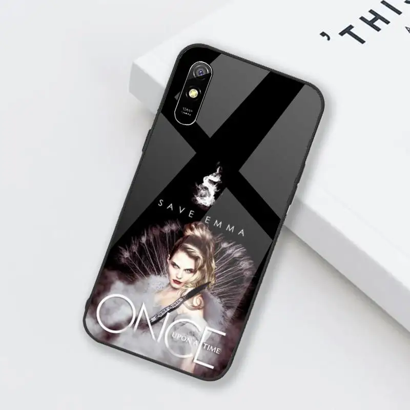 

Once Upon A Time Hard Phone Case Tempered glass For xiaomi Redmi 4X 5 6 6A 8 8SE MIX 2 2S Note 3 4 5 6 7 PLUS PRO