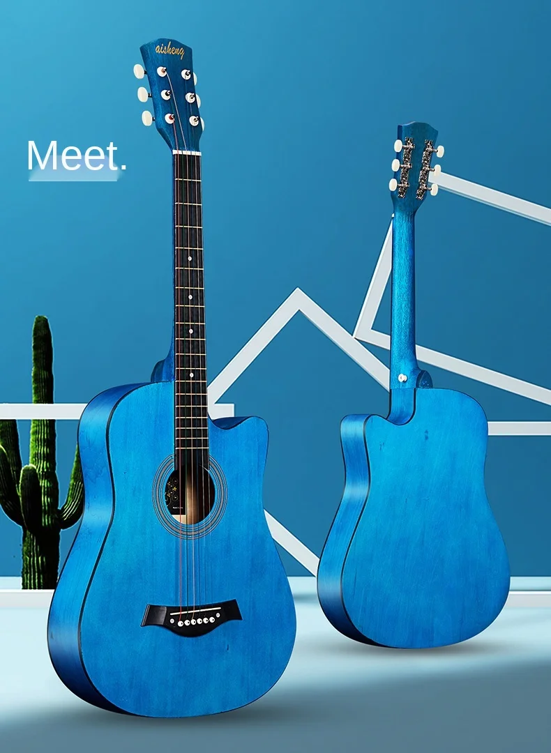 41 дюймов для начинающих гитары 38 народная деревянная практики и студенток