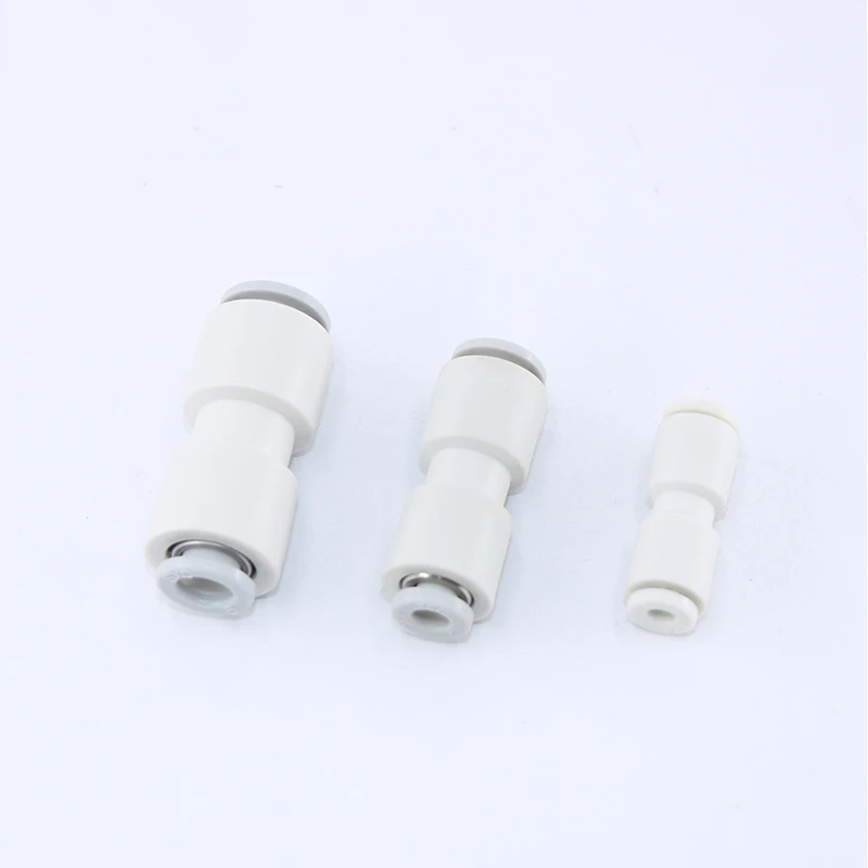 Белый пневматический соединитель пневматической трубки PG SMC типа с редукционным