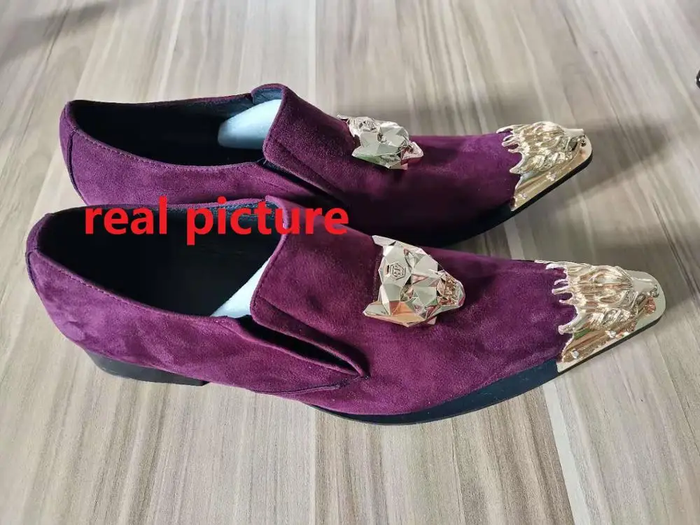 Мужская обувь бордового цвета с острым носком Индивидуальная из кожи без