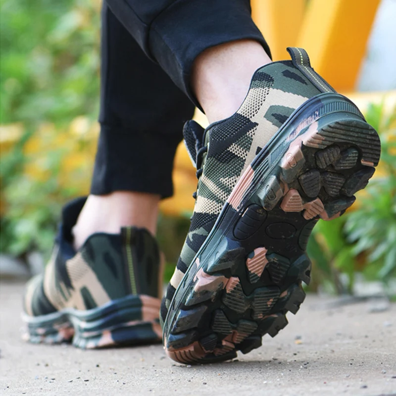 Кроссовки укрепленные для мужчин и женщин безопасная обувь со стальным носком