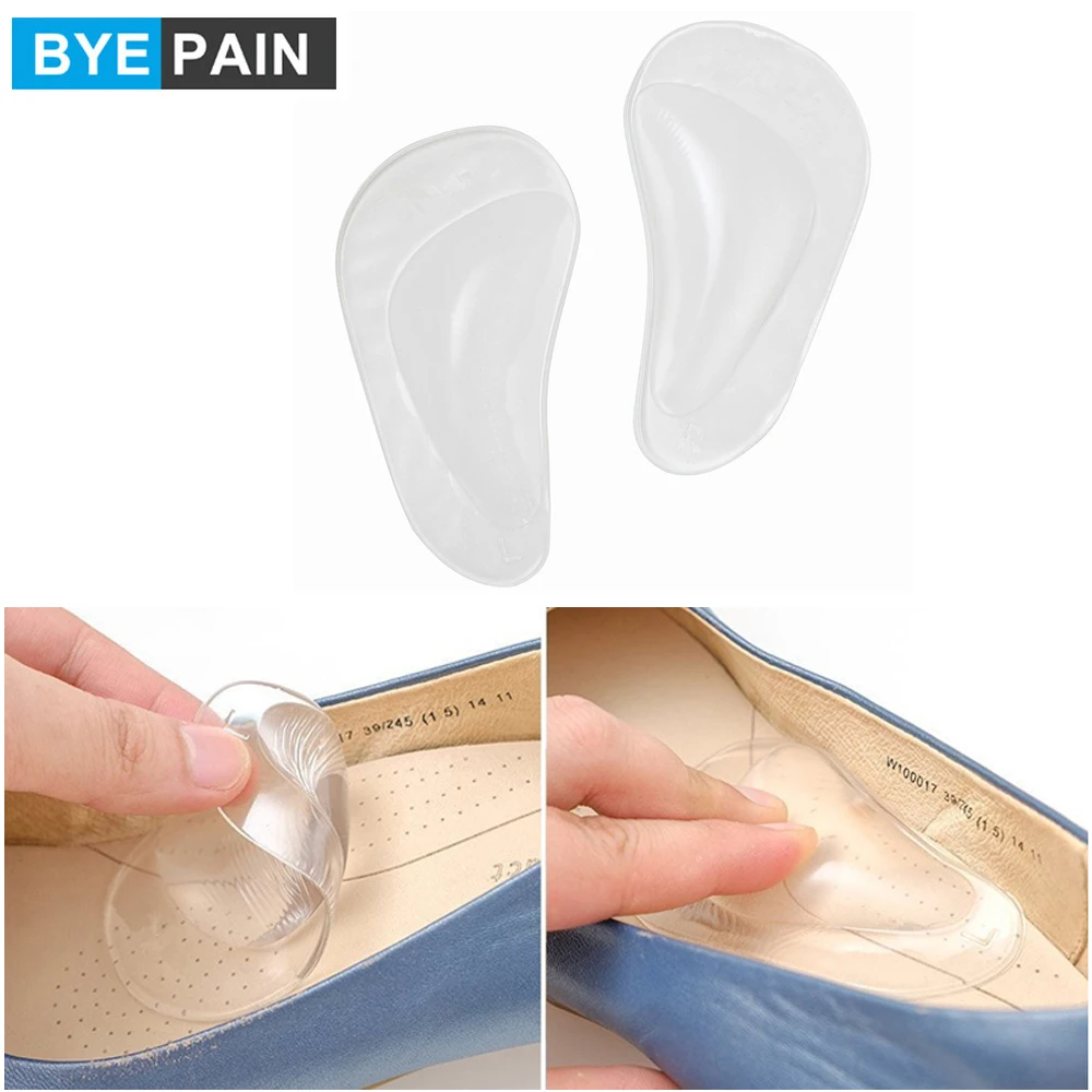 

1Pair BYEPAIN Foot Massage Orthopedic Gel Arch Support Insoles -Correct Flat Feet - Relieves Pain & Reduces Pressure